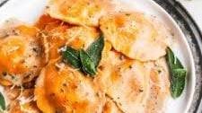 Sage Brown Butter Sauce Butternut Squash Ravioli