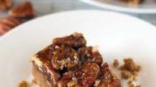 Salted Maple Pecan Pie Bars
