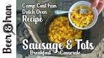 Sausage and Tots Easy Breakfast Casserole Recipe - Camp ...