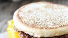 Sausage, Egg, and Cheese Breakfast Sandwich with Maple Butter