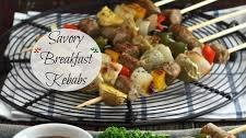 Savory Breakfast Kebabs