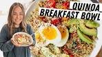 Savory Quinoa Breakfast Bowl (with Soft Boiled Egg!)