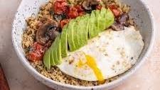 Savory Quinoa Breakfast Bowl with Veggies