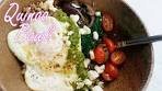 Savory Quinoa Power Bowl with Eggs, Pesto & Feta | Healthy ...