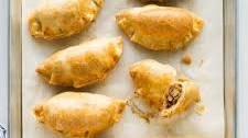 Savoury hand pies with pork and apple