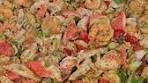 Seafood Pasta Salad was on the menu for Labor Day ...