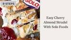Sensational Cherry Almond Strudel With Solo Foods: Easy ...