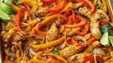 Sheet Pan Chicken Fajitas
