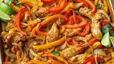 Sheet Pan Chicken Fajitas