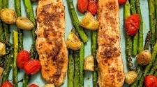 Sheet Pan Salmon and Veggies