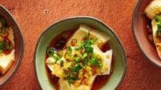 Silken Tofu with Soy Sauce and Chili Oil Recipe