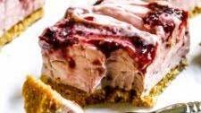 Silky Sweet No Bake Cherry Cheesecake (with cherry jam)
