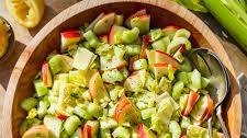 Simple Celery Apple Salad With Lemon Dressing