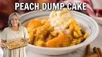 Simple Peach Dump Cake
