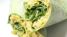 Smashed Chickpea Salad Wraps