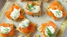 Smoked Salmon Canapés