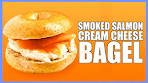 Smoked Salmon Cream Cheese Bagel