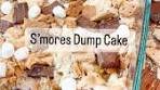 S'more Dump Cake 3 cups mini marshmellows 1 sleeve ...