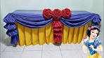 SNOW WHITE THEME Table Skirting Design Ideas | 3 Color ...