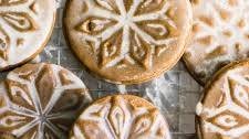 Soft Glazed Gingerbread Cookies