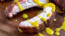 South Carolina Ribs with Mustard BBQ Sauce