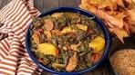 Southern Collard Greens and Potato Stew