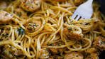 Spaghetti Recipes • Cilantro Lime Shrimp Spaghetti Pasta