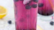 Sparkling Blueberry Lemonade