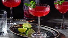 Sparkling Ginger Pomegranate Mocktail