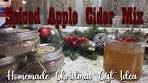Spiced Apple Cider Mix ~ Homemade Christmas Gift Idea
