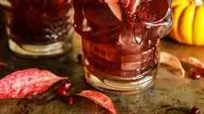 Spiced Apple Cider Pomegranate Moscow Mules
