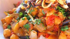 Spicy Aubergine & Chickpea Stew Recipe