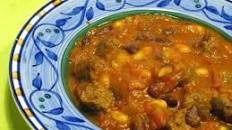 Spicy Bean Stew With Sausages