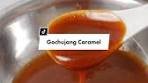 Spicy gochujang caramel sauce - sweet, salty and super ...
