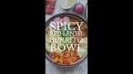 Spicy Red Lentil Burrito Bowls