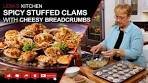 Spicy Stuffed Clams with Cheesy Breadcrumbs