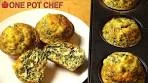 Spinach and Cheese Mini Frittatas | One Pot Chef