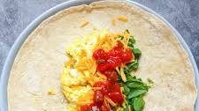 Spinach and Egg Breakfast Burrito