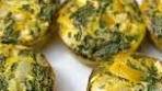 Spinach Feta Egg Bites. 8 eggs 1/2 onion 1 yellow bell pepper ...