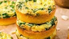 Spinach Feta Egg Muffins