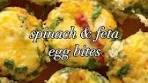 Spinach Feta & Sundried Tomato Egg Bites Great for meal ...