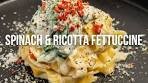 Spinach & Ricotta Fettuccine