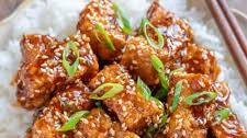 Sticky Sesame Tofu