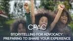 Storytelling for Advocacy : Preparing to Share Your Experience