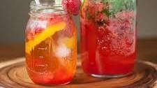 Strawberry Basil Tequila Punch