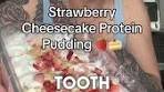 Strawberry Cheesecake Protein Pudding Recipe