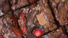 Strawberry Chocolate Chunk Brownies