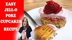 STRAWBERRY JELLO POKE CUPCAKES EASY RECIPE ...