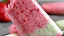 Strawberry Kiwi Popsicles