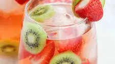 Strawberry Kiwi Rose Punch